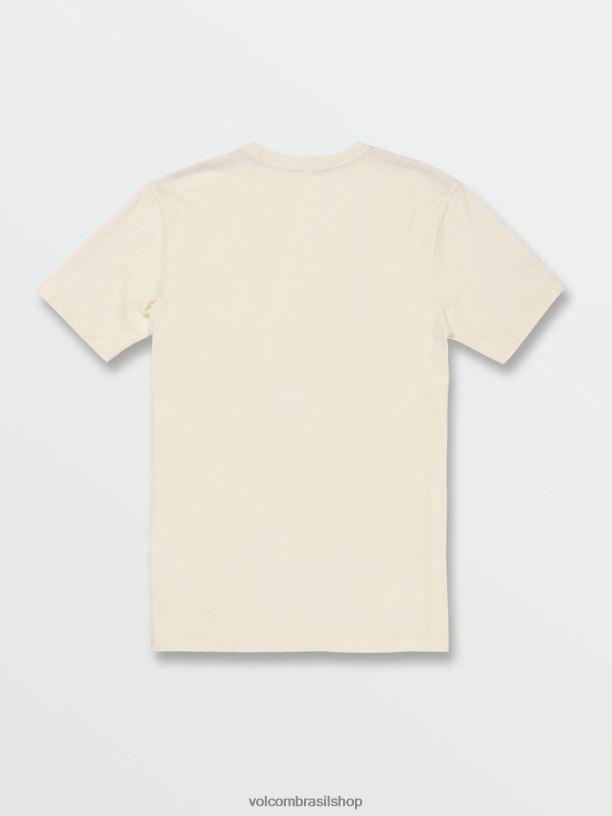 br Volcom unissex ar livre camiseta manga curta reapin off white 88NNJ749