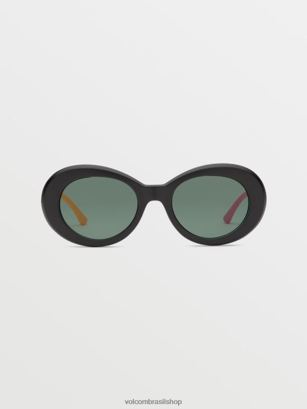 br Volcom unissex ar livre óculos de sol chapados ent/teal 88NNJ467