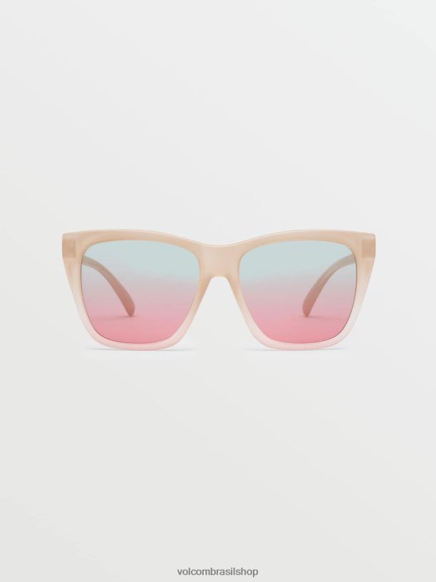 br Volcom unissex ar livre óculos de sol looky lou gradiente tão desbotado/aqua 88NNJ474