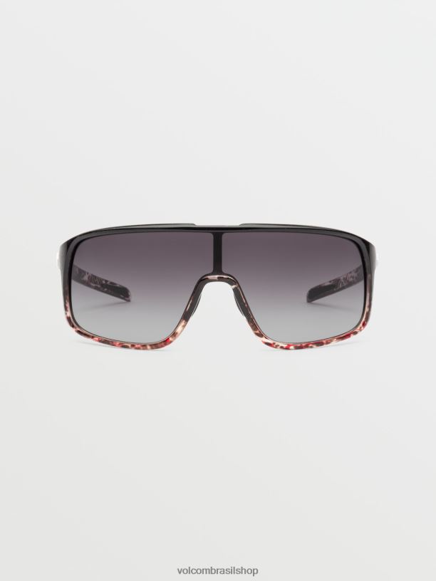 br Volcom unissex ar livre óculos de sol machistas tie dye/gradiente cinza 88NNJ503