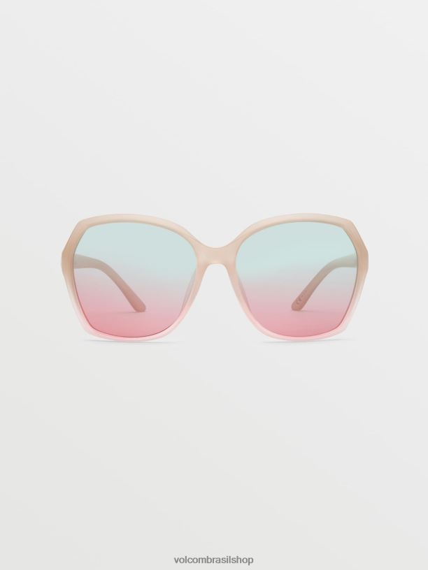 br Volcom unissex ar livre óculos de sol psíquicos gradiente tão desbotado/aqua 88NNJ532