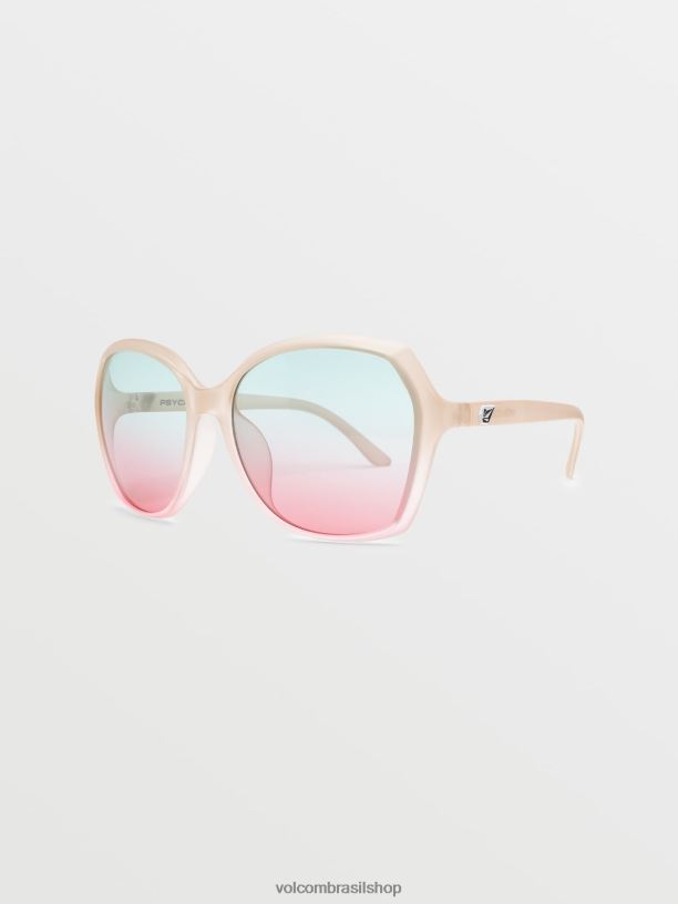 br Volcom unissex ar livre óculos de sol psíquicos gradiente tão desbotado/aqua 88NNJ532