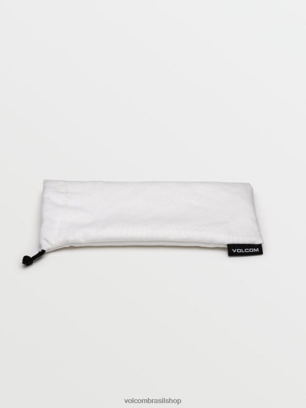 br Volcom unissex ar livre óculos de sol psíquicos preto brilhante/cinza 88NNJ557