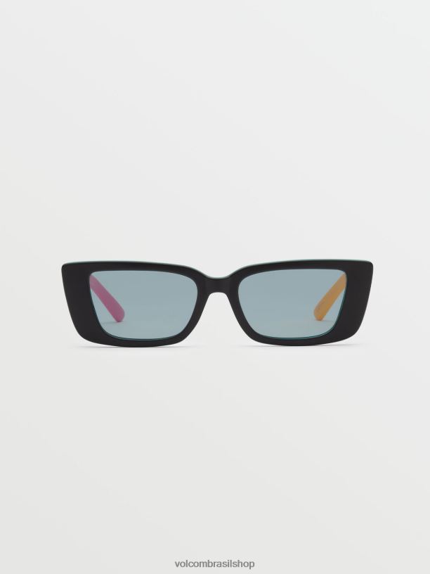 br Volcom unissex ar livre óculos de sol terra estranha ent/teal 88NNJ453