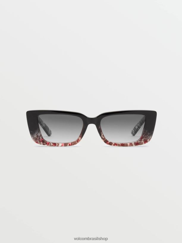 br Volcom unissex ar livre óculos de sol terra estranha tie dye/gradiente cinza 88NNJ471