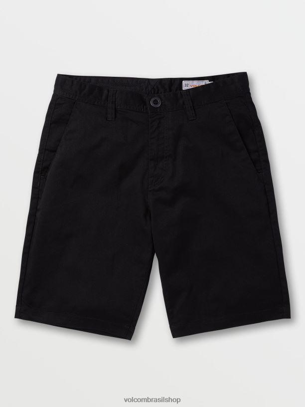 br Volcom unissex ar livre bermuda chino frickin preto 88NNJ761