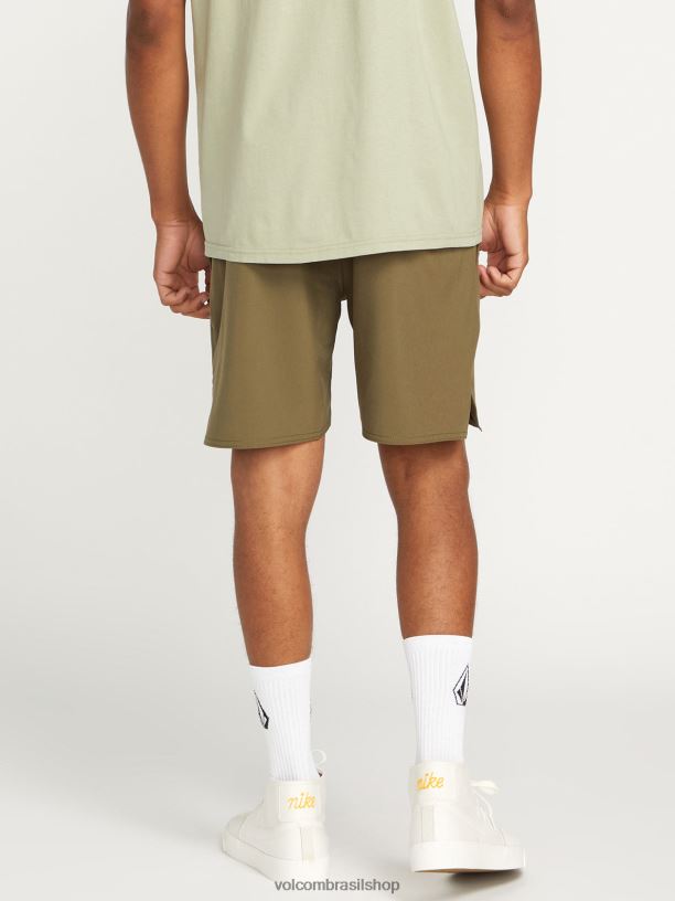 br Volcom unissex ar livre shorts ascendentes frickin musgo de inverno 88NNJ756