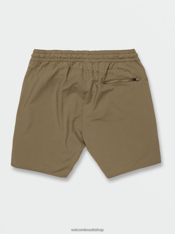 br Volcom unissex ar livre shorts ascendentes frickin musgo de inverno 88NNJ756