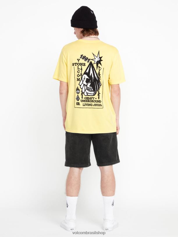 br Volcom unissex ar livre shorts de cintura elástica com espaçamento externo combinação preta 88NNJ751