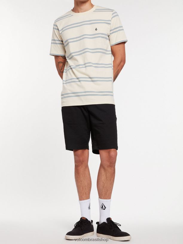 br Volcom unissex ar livre shorts elásticos modernos frickin preto 88NNJ764