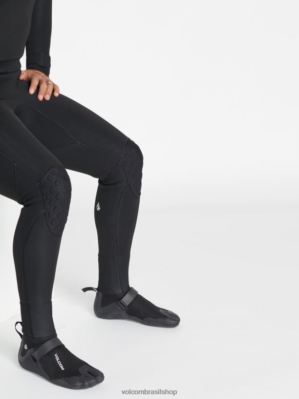 br Volcom homens surfar Bota biqueira bipartida 3mm preto 88NNJ659