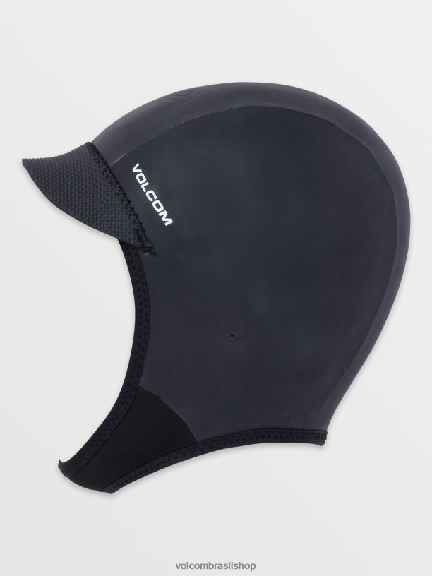 br Volcom homens surfar capuz pulôver 2/5mm preto 88NNJ661