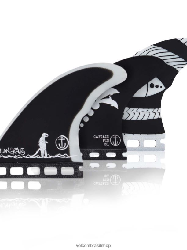 br Volcom homens surfar dylan gravezilla médio preto 88NNJ731