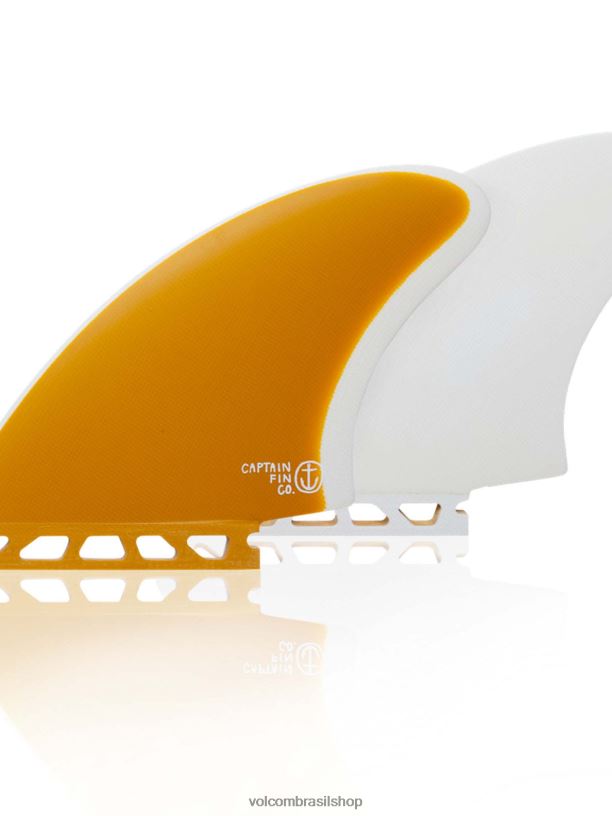 br Volcom homens surfar quilha cf amarelo 88NNJ718