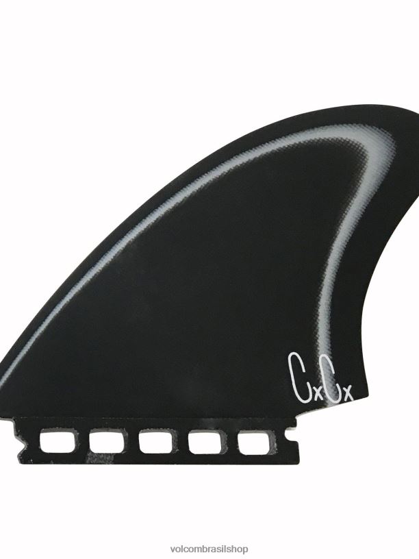 br Volcom homens surfar quilha christenson especial Preto branco 88NNJ670