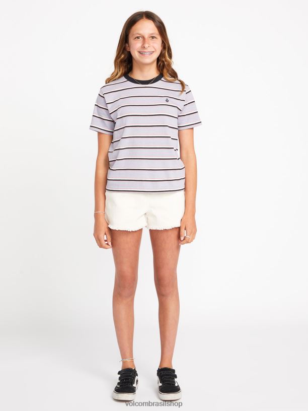 br Volcom garotas roupas camisa de manga curta para festa raio de luar 88NNJ1335