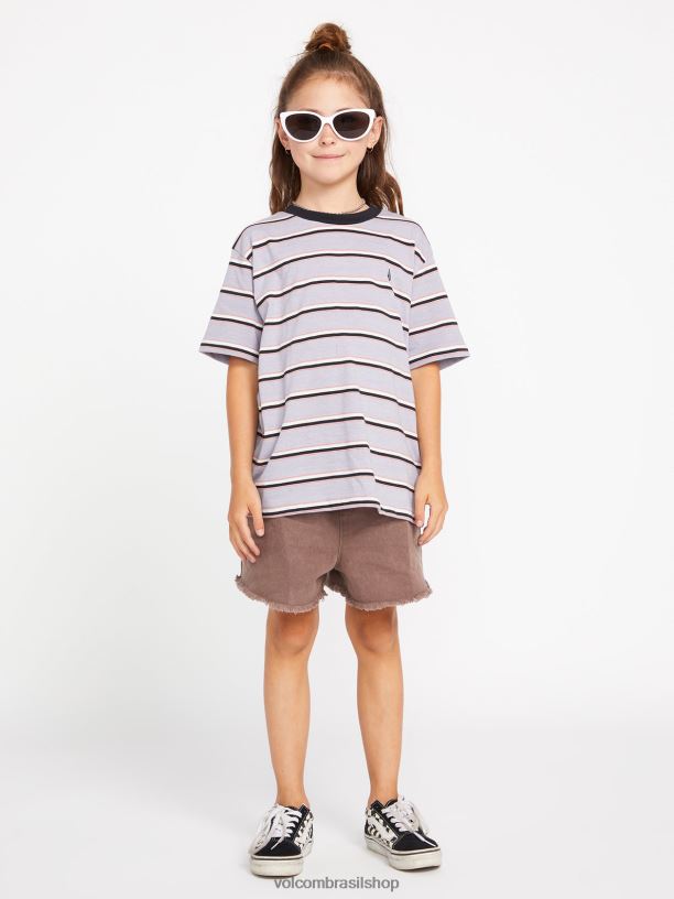 br Volcom garotas roupas camisa de manga curta para festa raio de luar 88NNJ1335