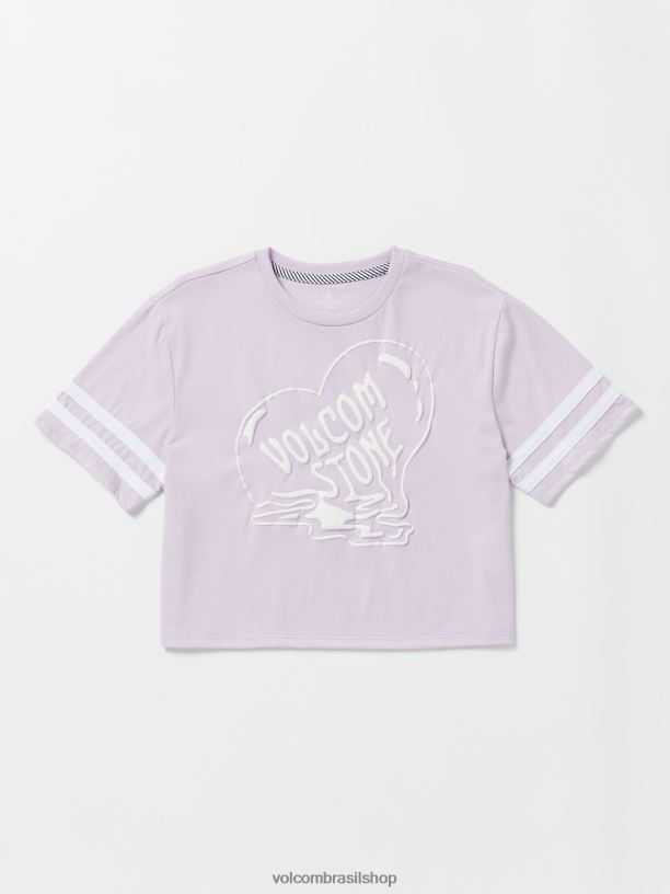 br Volcom garotas roupas camiseta realmente feliz Luz roxa 88NNJ1322