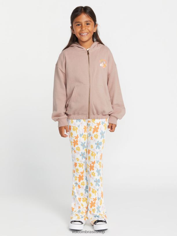 br Volcom garotas roupas jaqueta dudette zippety orquídea de inverno 88NNJ1344