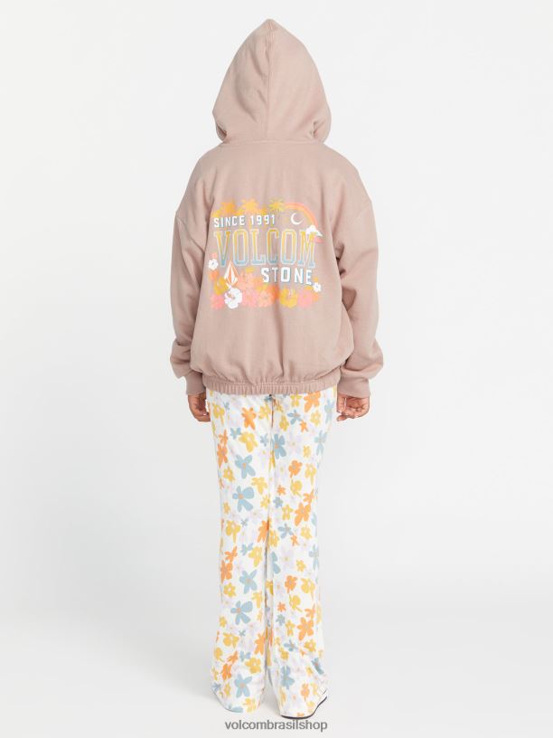 br Volcom garotas roupas jaqueta dudette zippety orquídea de inverno 88NNJ1344