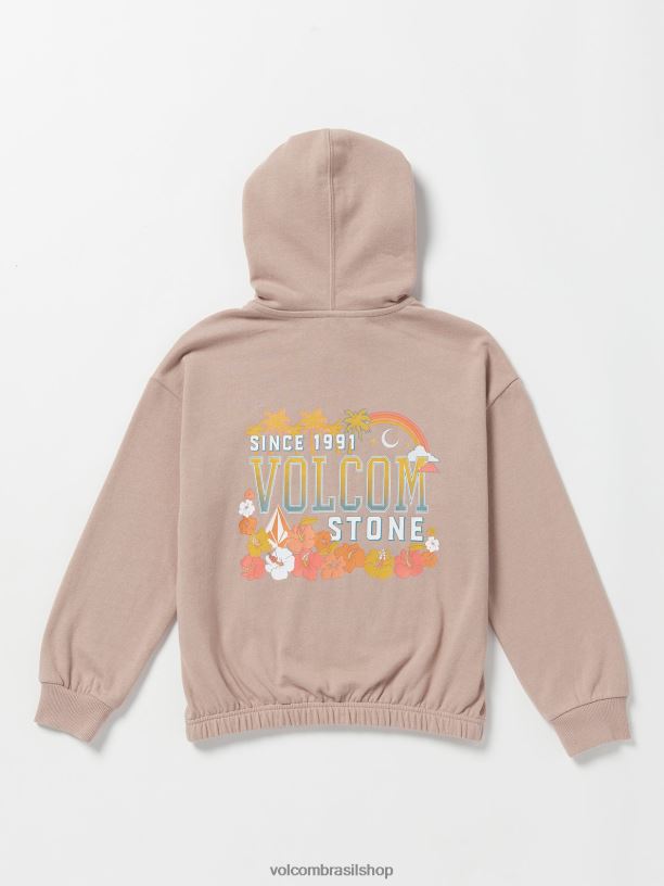 br Volcom garotas roupas jaqueta dudette zippety orquídea de inverno 88NNJ1344