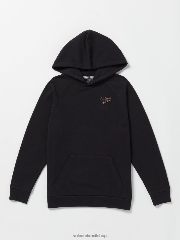 br Volcom garotas roupas moletom namorado realmente feliz preto 88NNJ1336