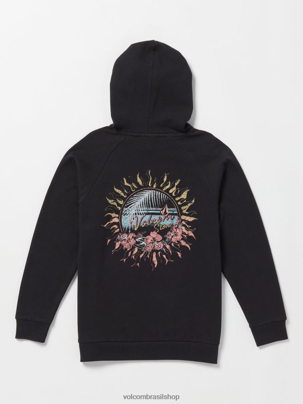 br Volcom garotas roupas moletom namorado realmente feliz preto 88NNJ1336