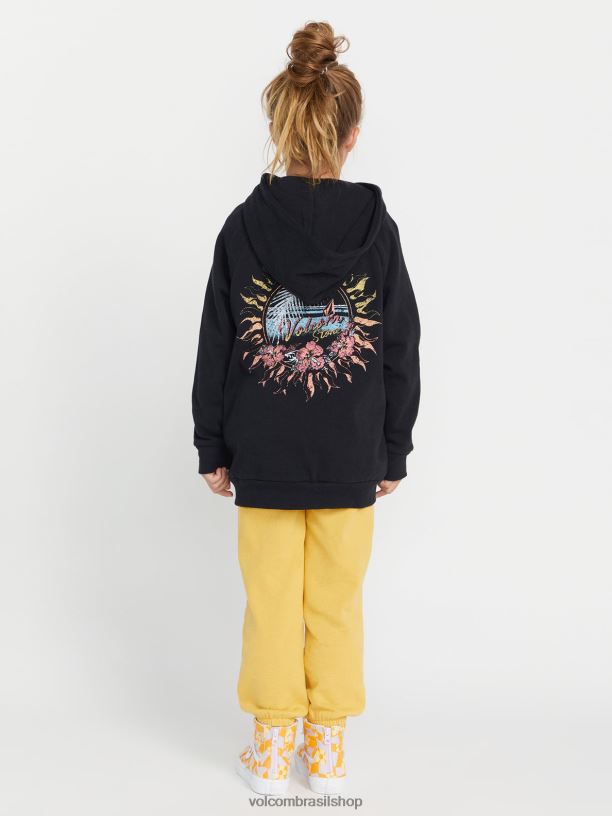 br Volcom garotas roupas moletom namorado realmente feliz preto 88NNJ1336