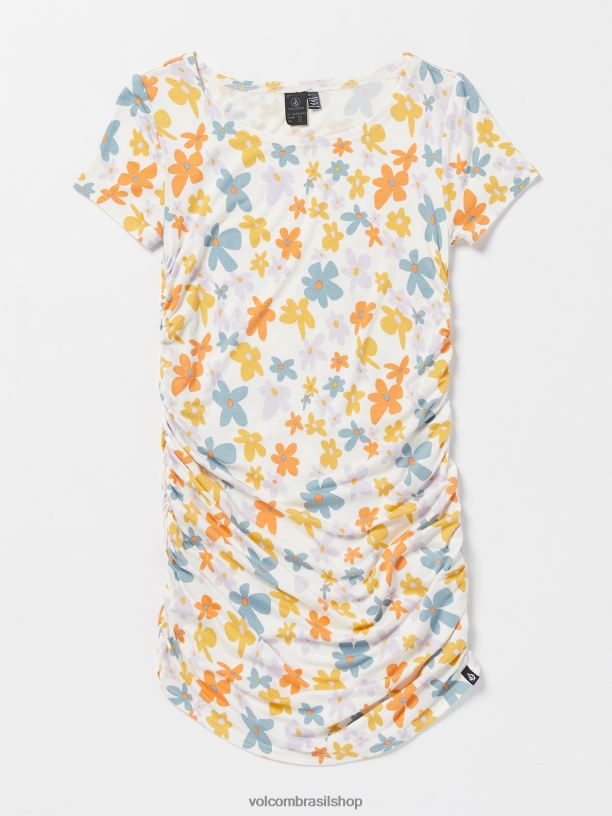 br Volcom garotas roupas busto um vestido sulco multi 88NNJ1340