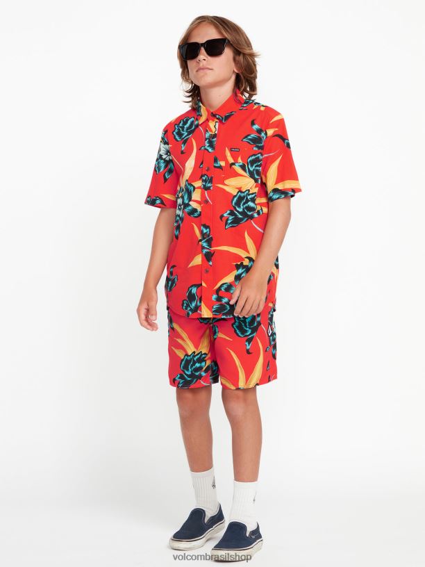 br Volcom Rapazes roupas troncos mod-tech polidactal sockeye 88NNJ1253