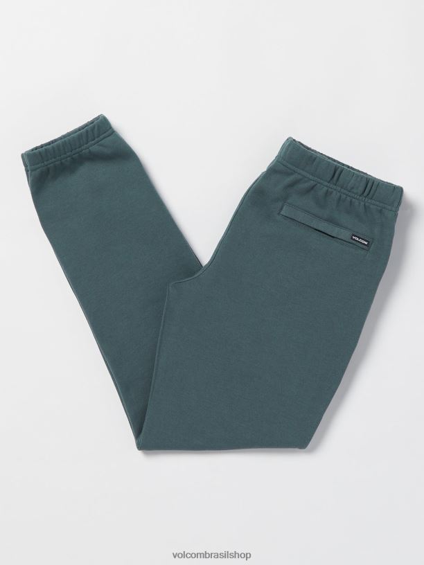 br Volcom Rapazes roupas calças de lã de pedra icônicas ardósia escura 88NNJ1276