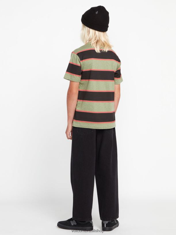 br Volcom Rapazes roupas camisa de manga curta banda bandstone Moinho Velho 88NNJ1143