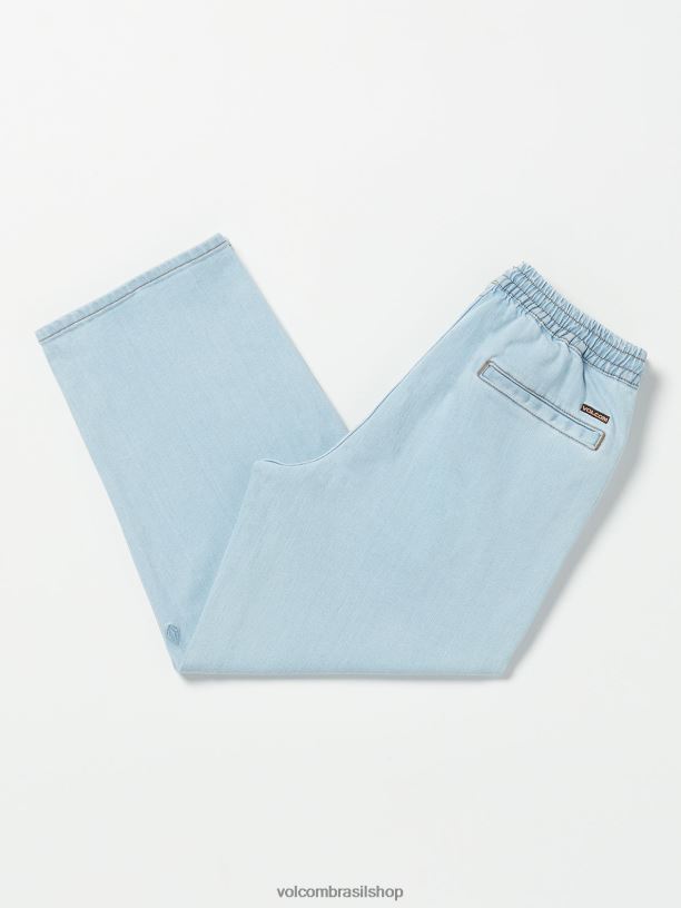 br Volcom Rapazes roupas jeans de cintura elástica solta Freazy nova moda 88NNJ1286