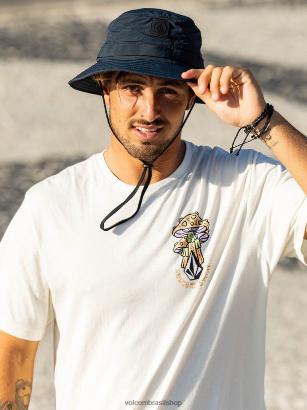br Volcom homens acessórios chapéu boonie ventilador marinha 88NNJ371