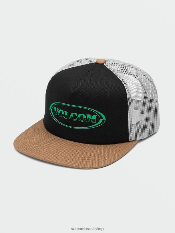 br Volcom homens acessórios chapéu de queijo ovalton tabaco 88NNJ377