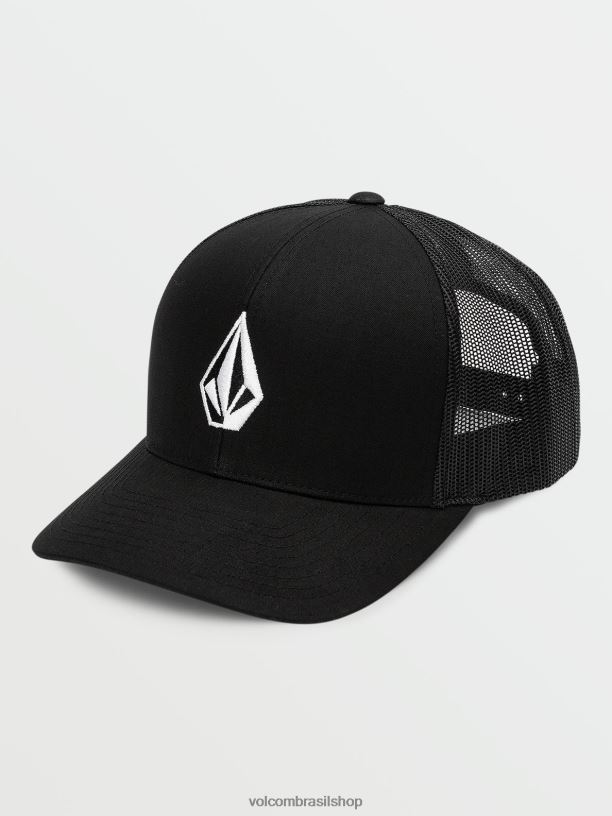 br Volcom homens acessórios queijo pedra cheia preto 88NNJ389