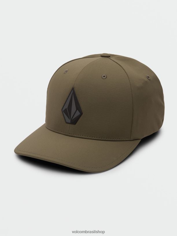 br Volcom homens acessórios tecnologia de pedra flexfit delta serviço verde 88NNJ413