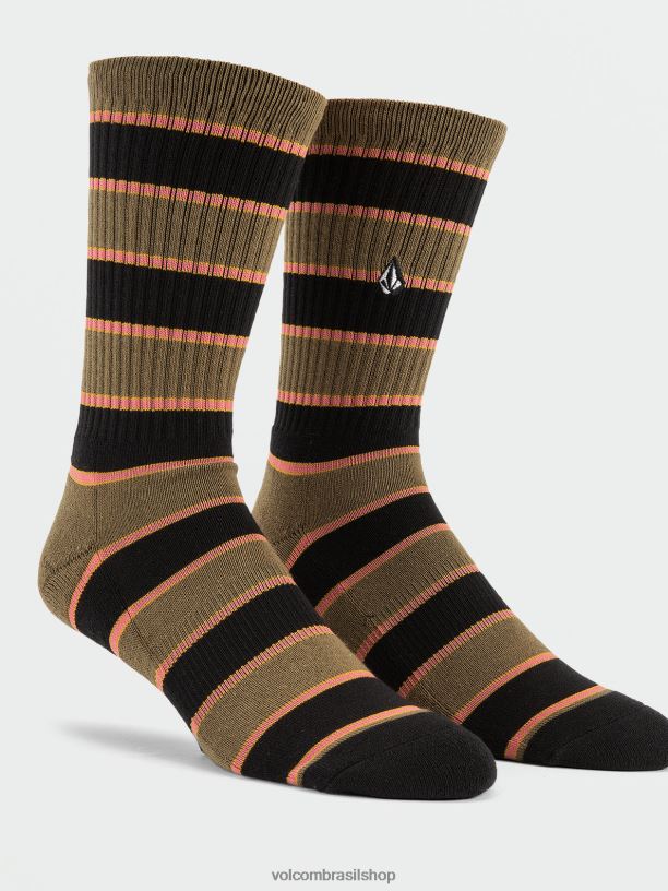 br Volcom homens acessórios meias listradas stoney Moinho Velho 88NNJ443