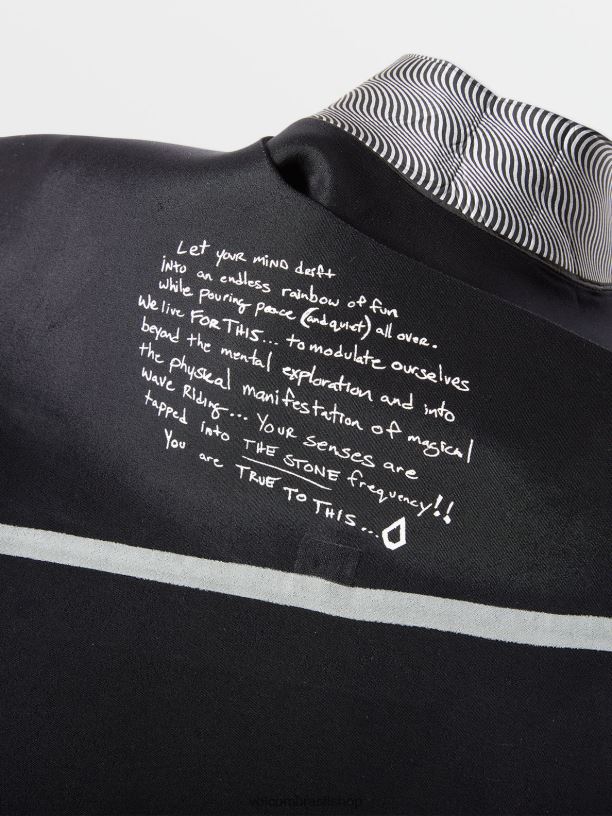 br Volcom homens roupas fato completo de manga curta modulador 2/2mm preto 88NNJ642