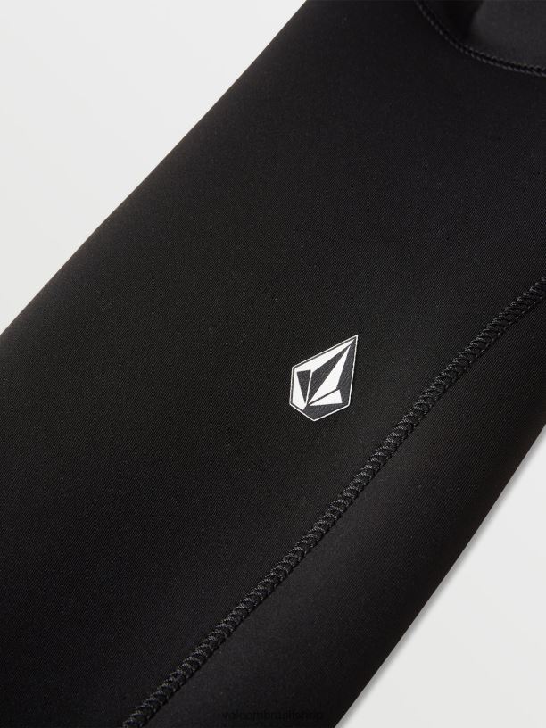 br Volcom homens roupas fato completo de manga curta modulador 2/2mm preto 88NNJ642