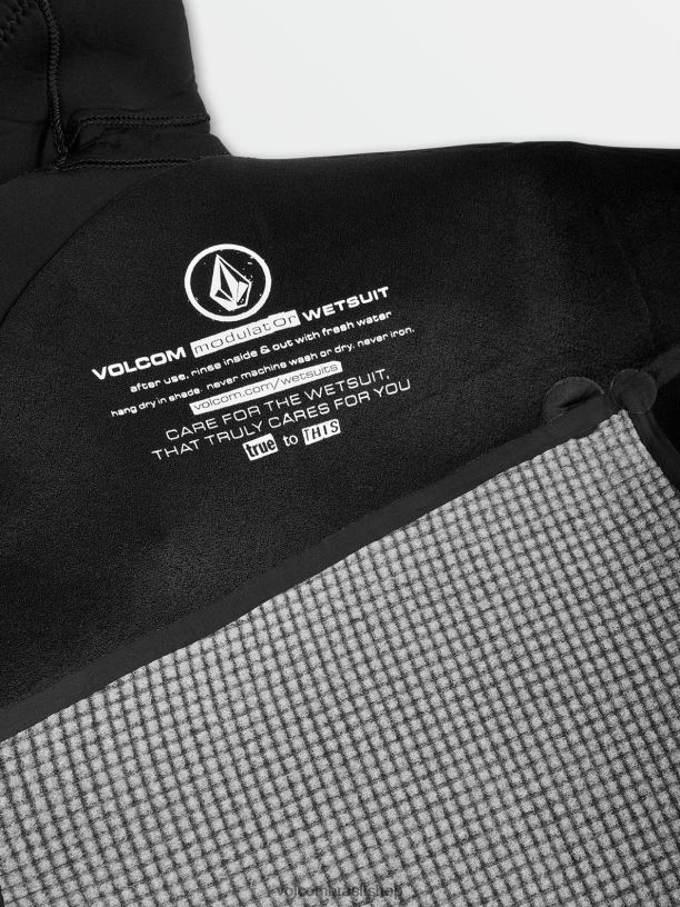 br Volcom homens roupas modulador 5/4/3mm capuz com zíper no peito preto 88NNJ641