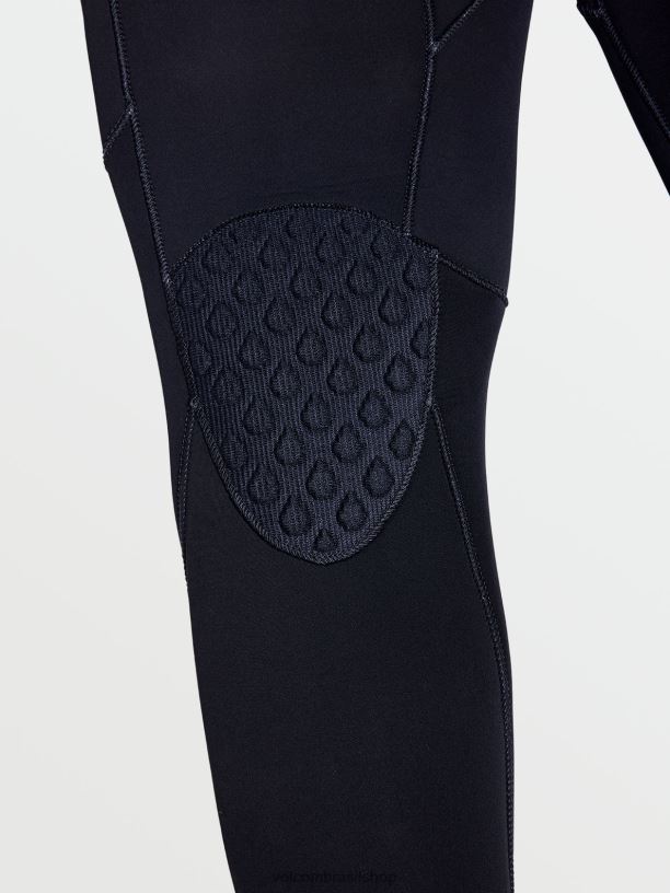 br Volcom homens roupas modulador 5/4/3mm capuz com zíper no peito preto 88NNJ641