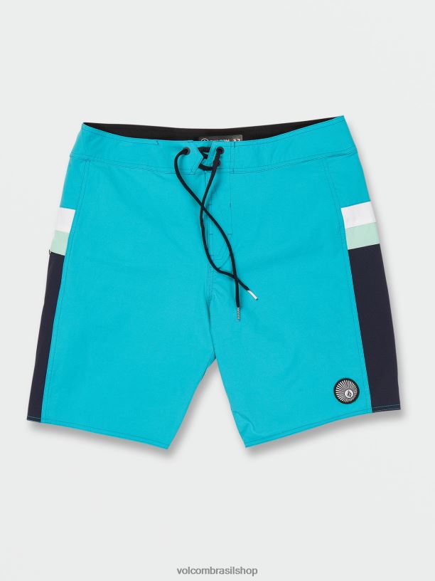 br Volcom homens roupas baú libertadores minxed azul elétrico 88NNJ257
