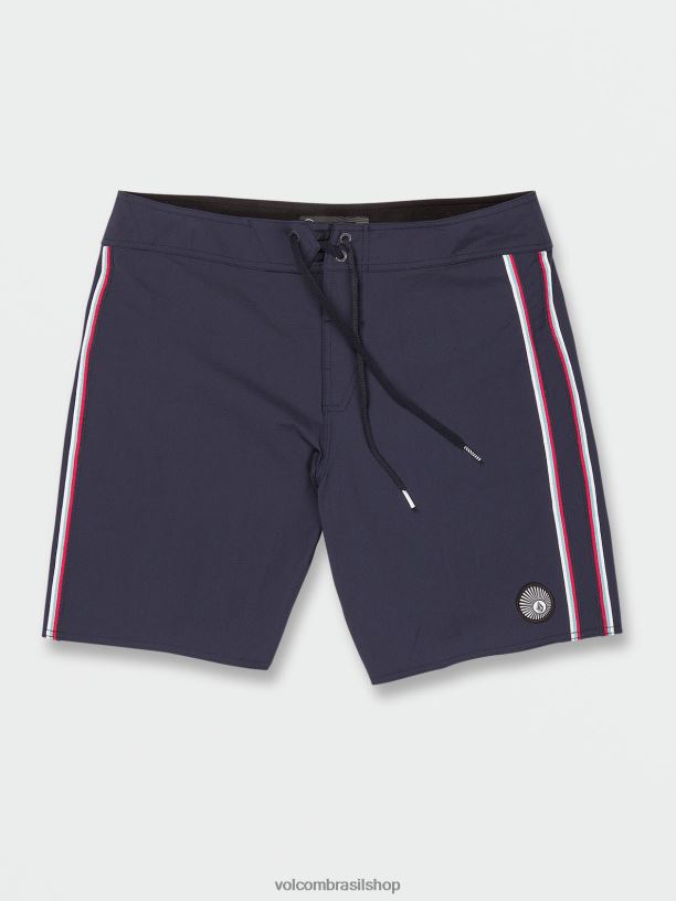 br Volcom homens roupas calções crafter libertadores marinha 88NNJ254