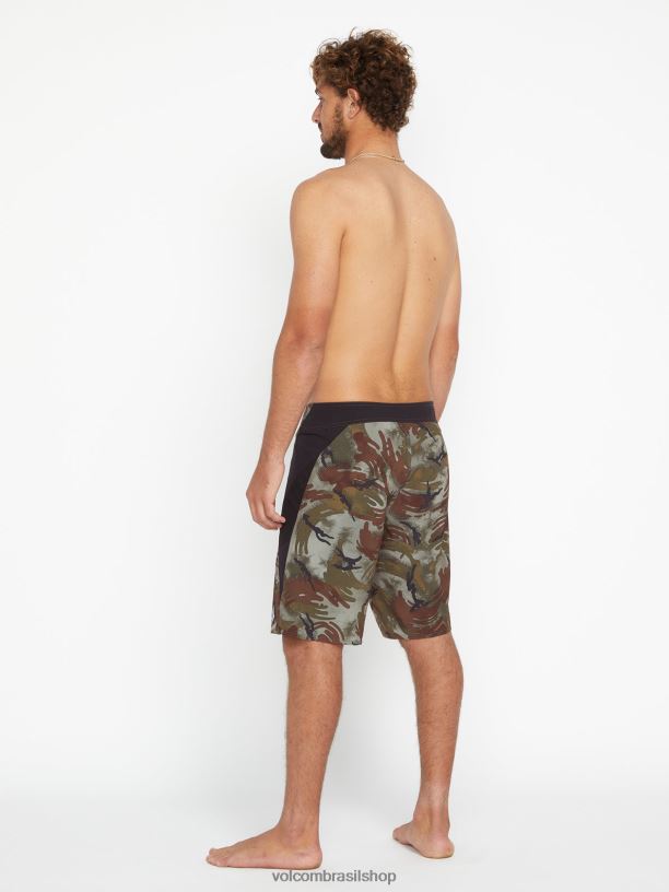 br Volcom homens roupas calção de banho surf vitals jack robinson mod-tech camuflar 88NNJ259