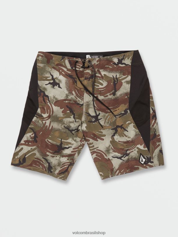 br Volcom homens roupas calção de banho surf vitals jack robinson mod-tech camuflar 88NNJ259