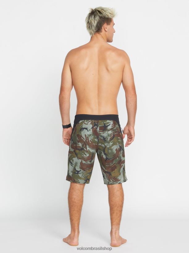 br Volcom homens roupas calção de banho surf vitals jack robinson mod-tech camuflar 88NNJ259