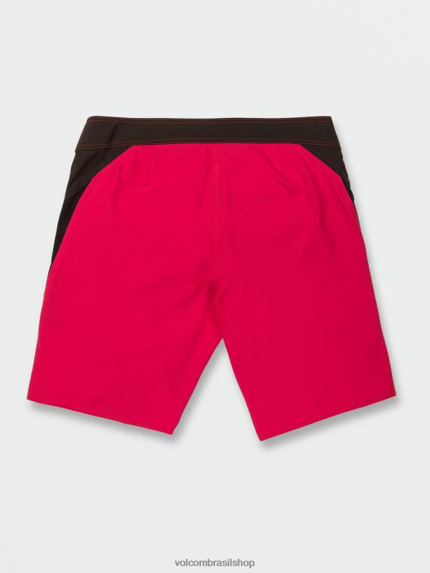 br Volcom homens roupas calção de banho surf vitals jack robinson mod-tech vermelho 88NNJ277