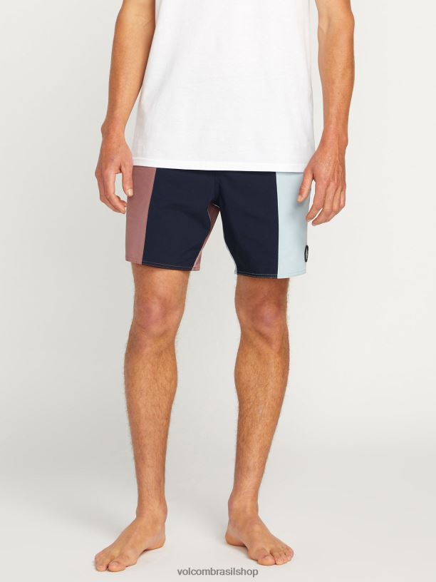 br Volcom homens roupas calção liberto libertador marinha 88NNJ281