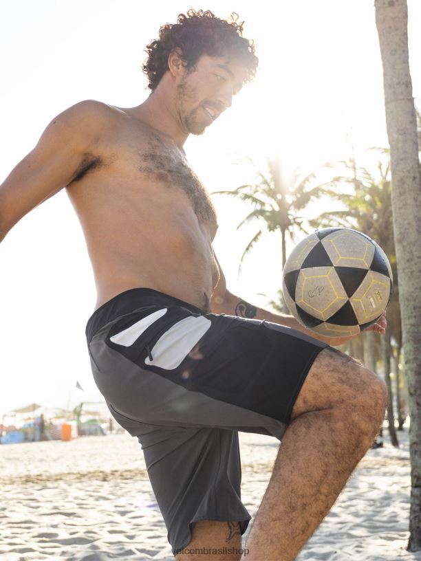 br Volcom homens roupas shorts surf vitals yago dora preto 88NNJ248